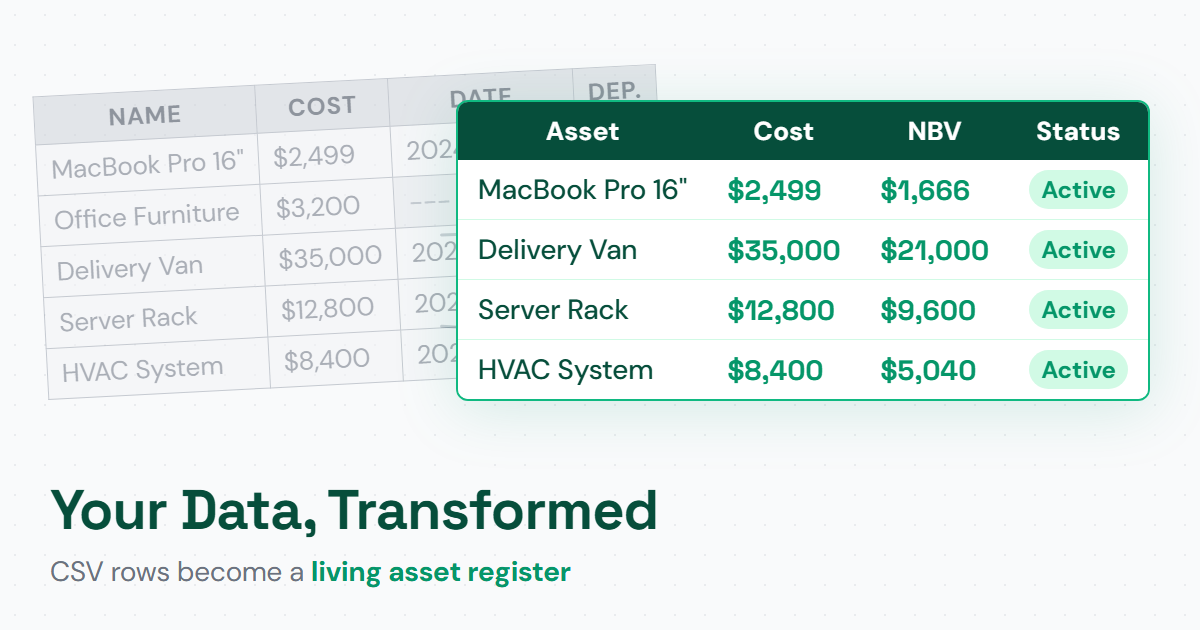 Migrating Your Fixed Asset Register from Excel